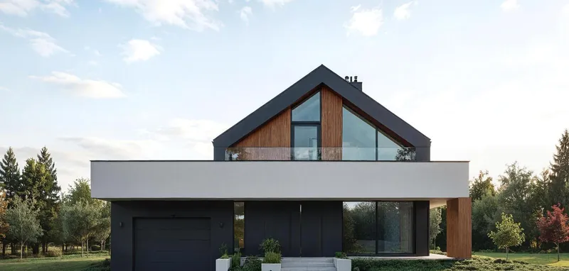 Front domu — zdjęcie od architekta